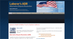 Desktop Screenshot of laborersadr.com